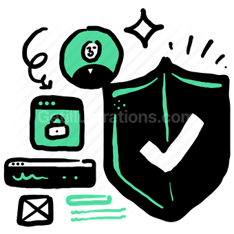 shield, confirm, checkmark, lock, padlock, safety, protection